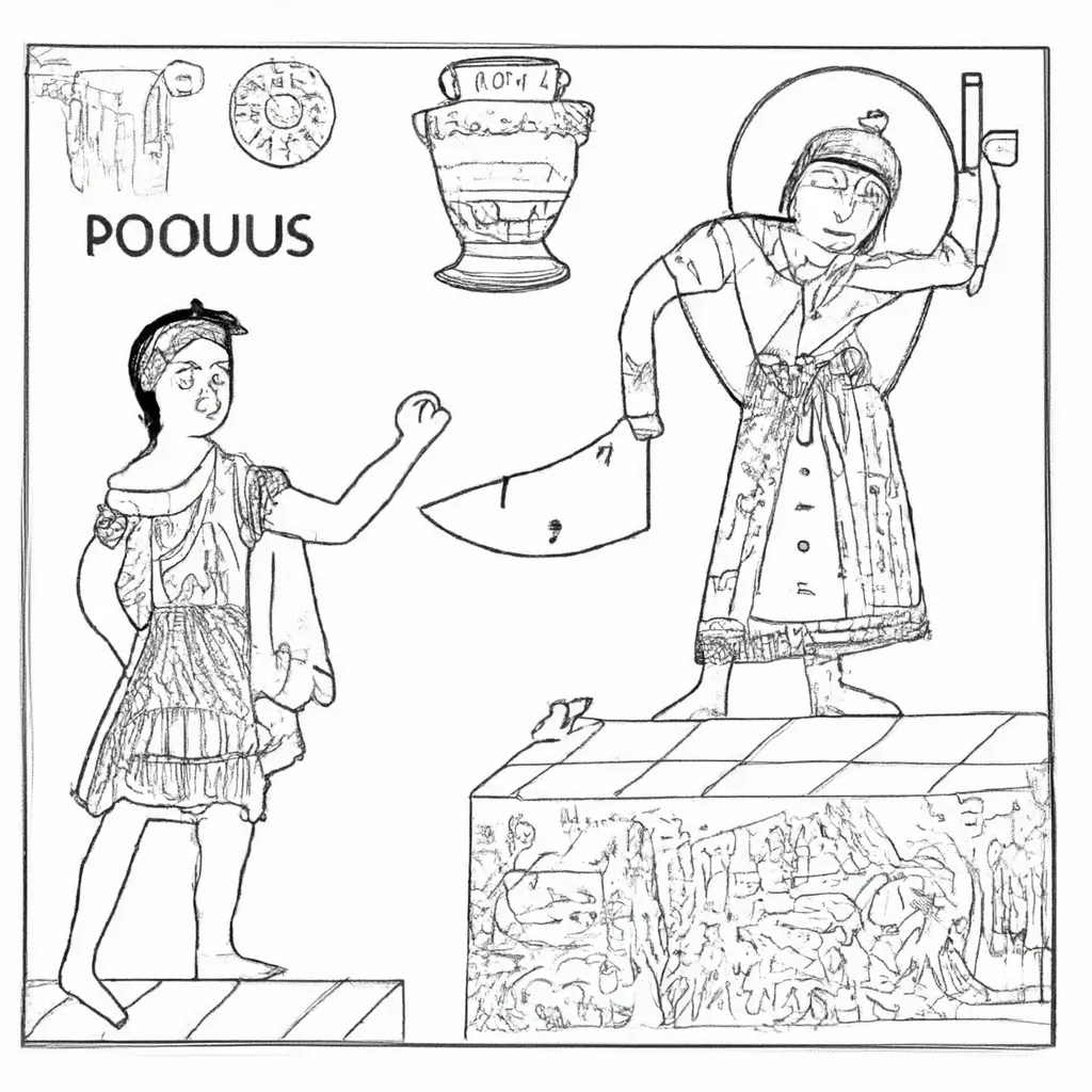 desenhos pompeia imprimir pintar 5