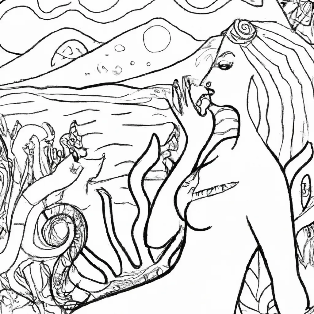 canto sereias creta desenhos imprimir pintar 1