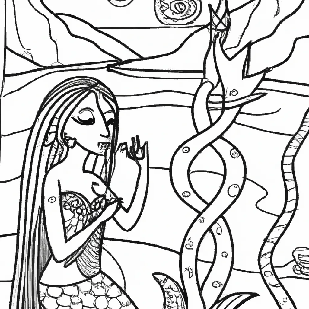 canto sereias creta desenhos imprimir pintar 2