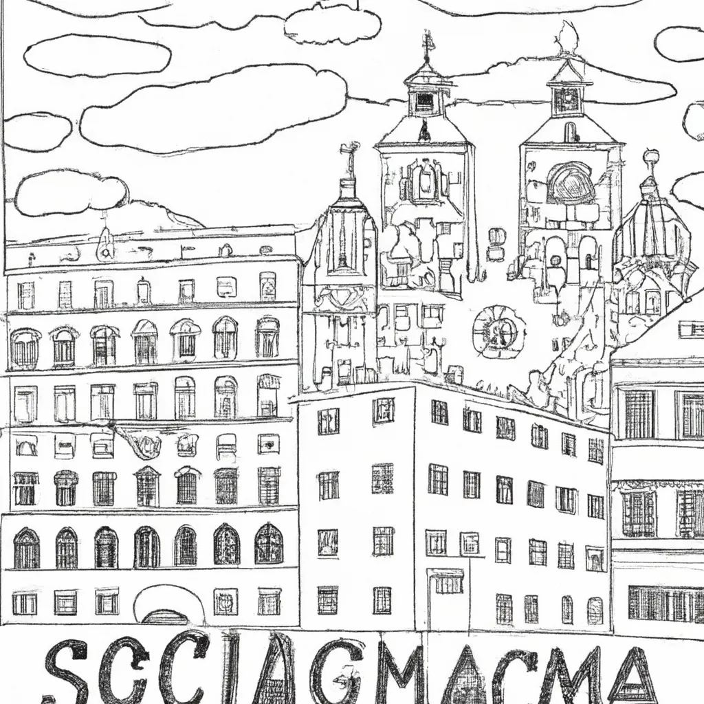 magnificencia estocolmo desenhos imprimir pintar 6