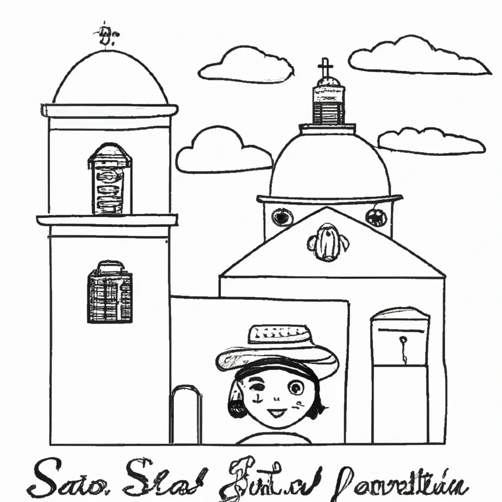 charme velha san juan desenhos imprimir pintar 6