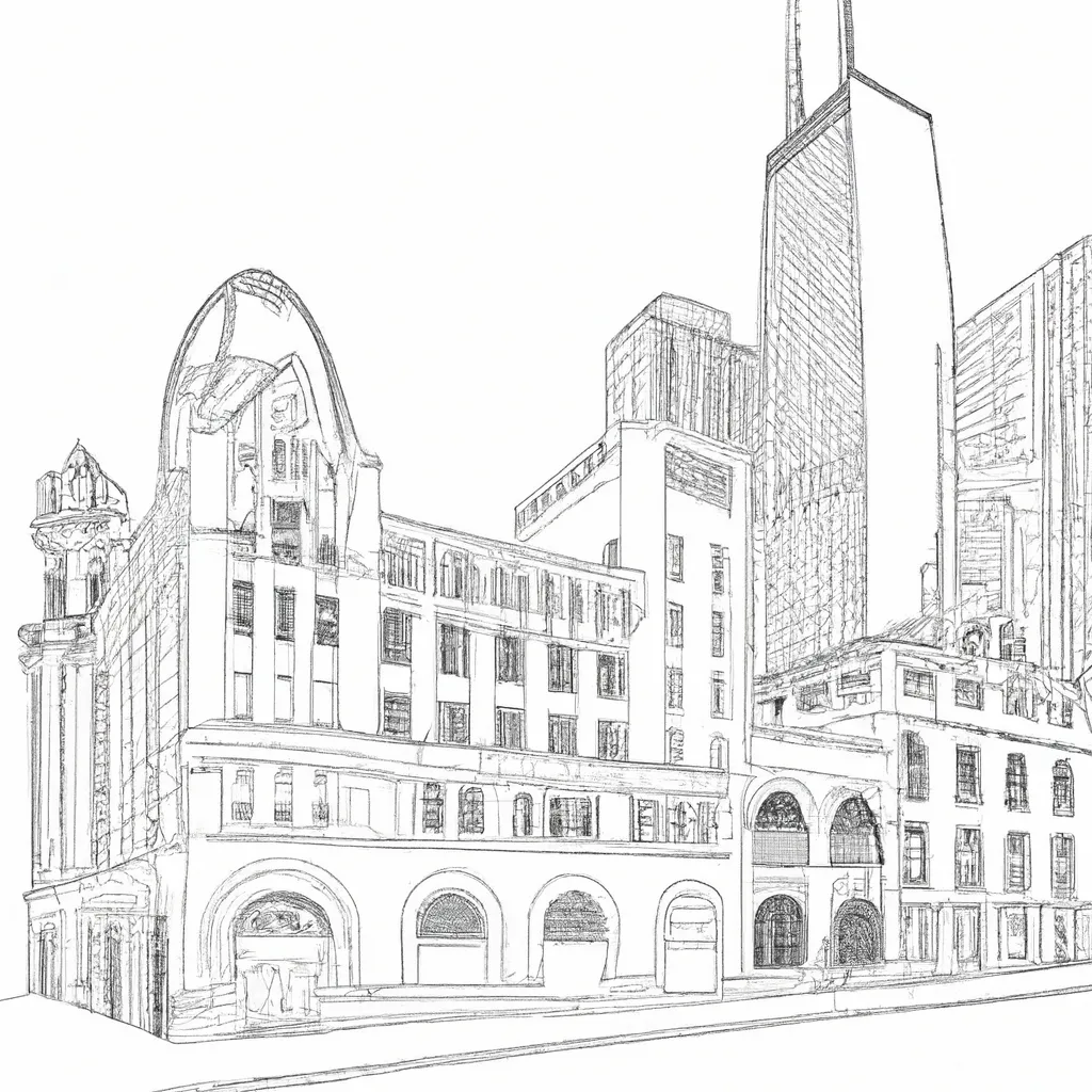 beleza arquitetonica chicago desenhos imprimir pintar 9