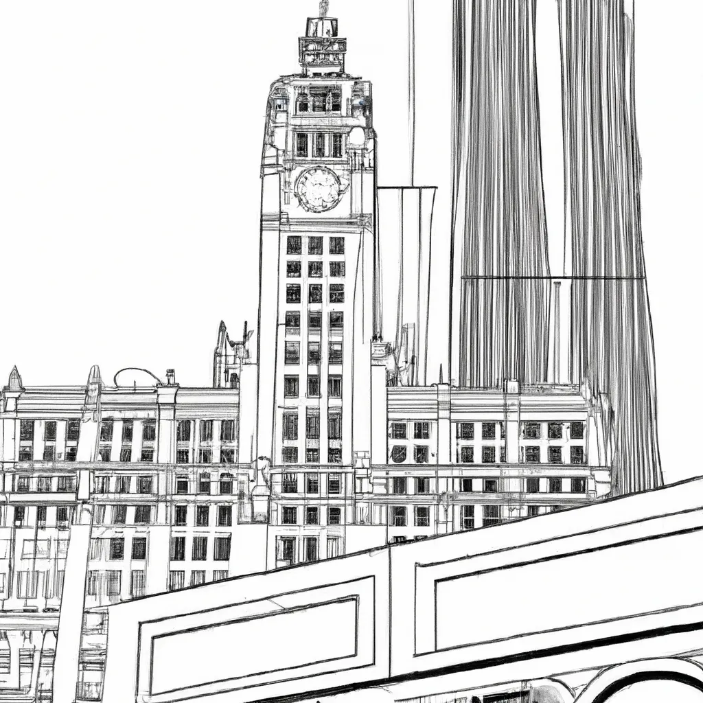 beleza arquitetonica chicago desenhos imprimir pintar 10