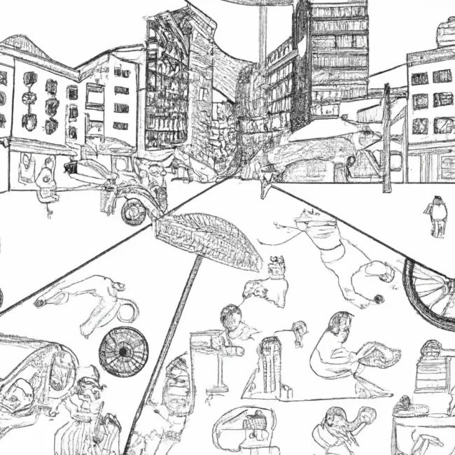agitacao cidades grandes desenhos cenas rua imprimir pintar