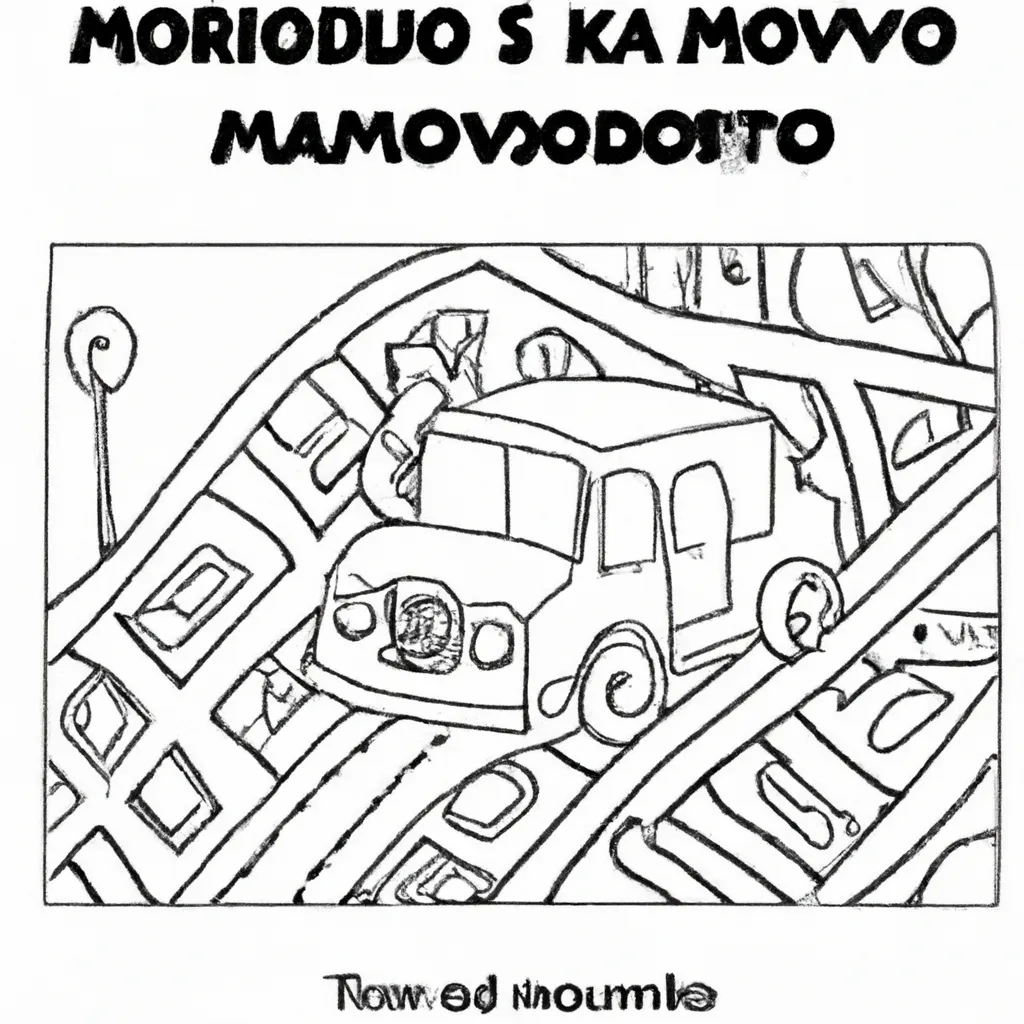 vida em movimento desenhos transito imprimir pintar 11