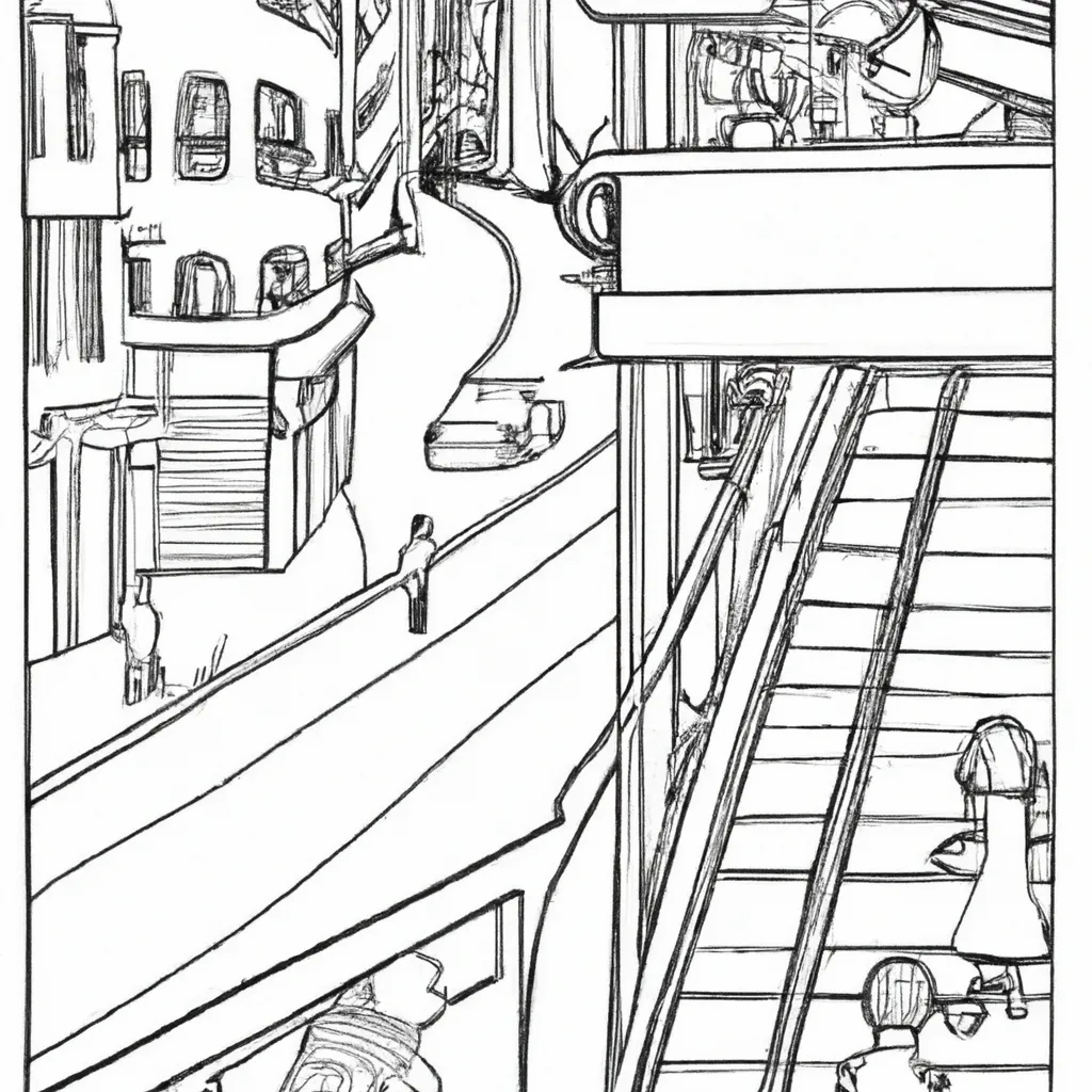 vida noturna metropoles desenhos imprimir pintar 3