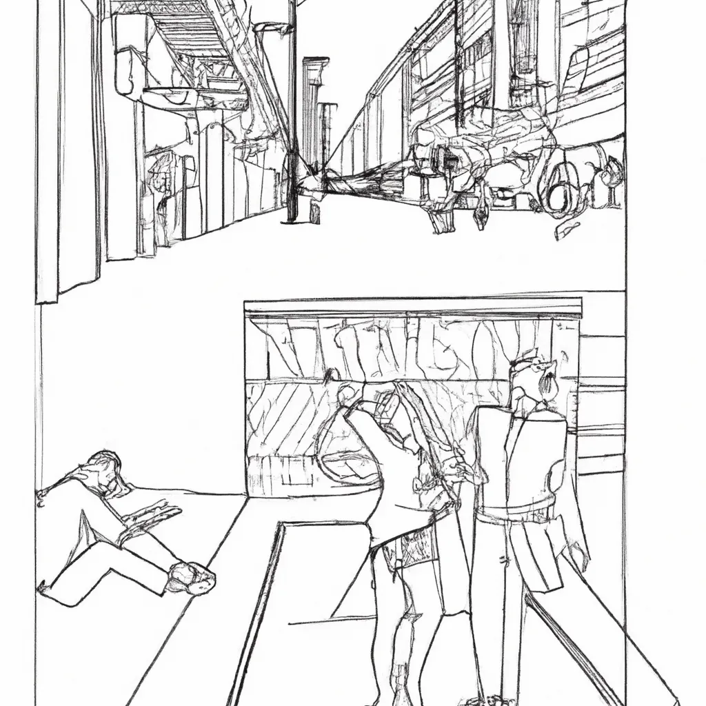 vida noturna metropoles desenhos imprimir pintar 4
