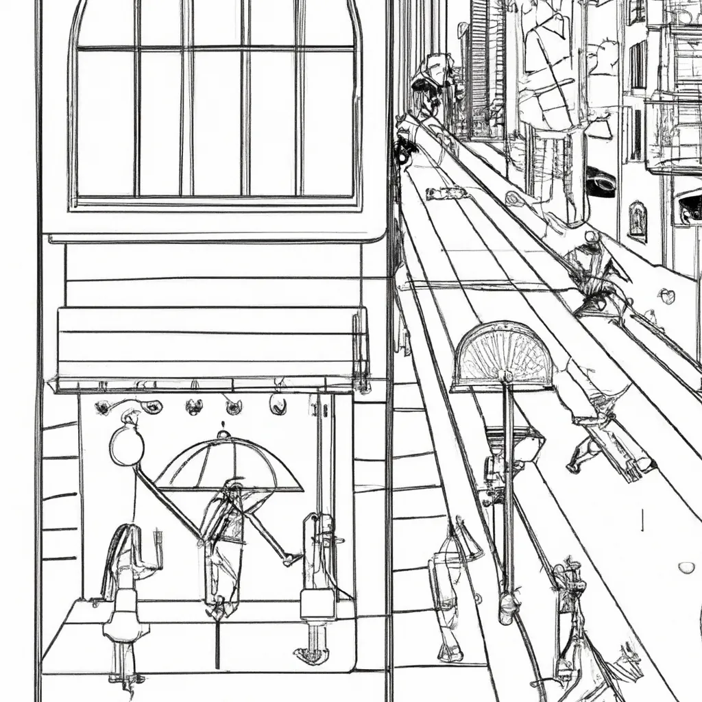 vida noturna metropoles desenhos imprimir pintar 14
