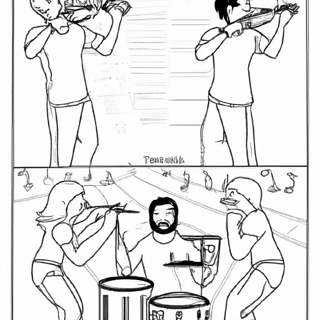 ritmo ruas desenhos musicos imprimir pintar 1