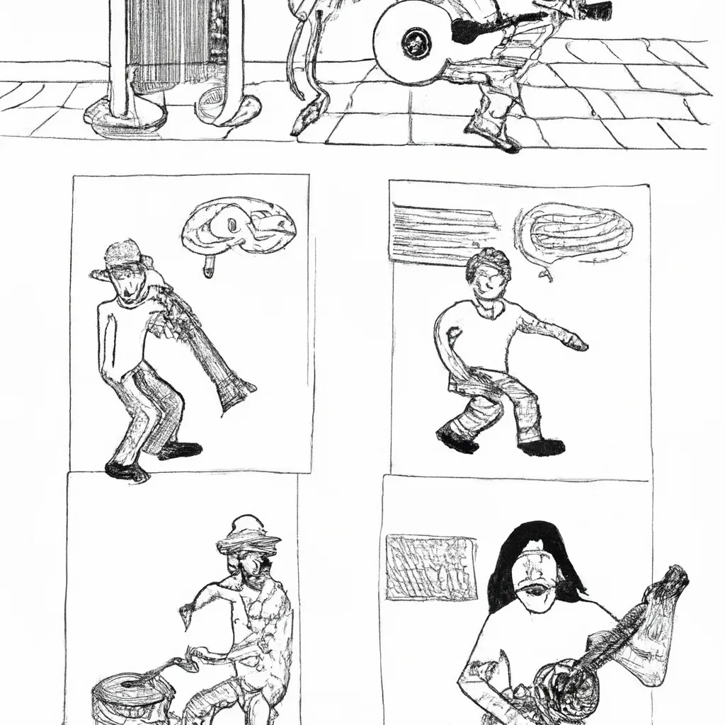 ritmo ruas desenhos musicos imprimir pintar 3