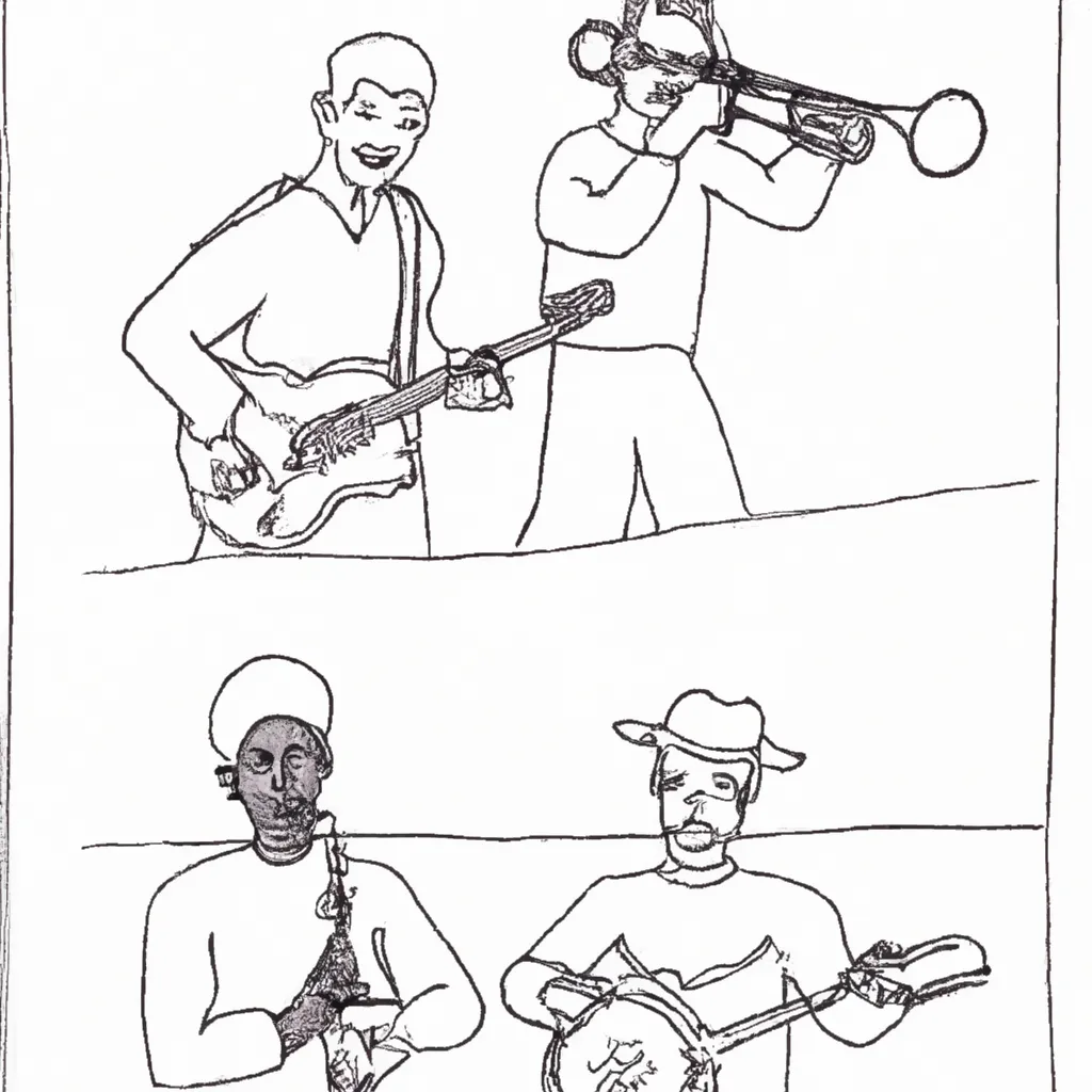 ritmo ruas desenhos musicos imprimir pintar 4