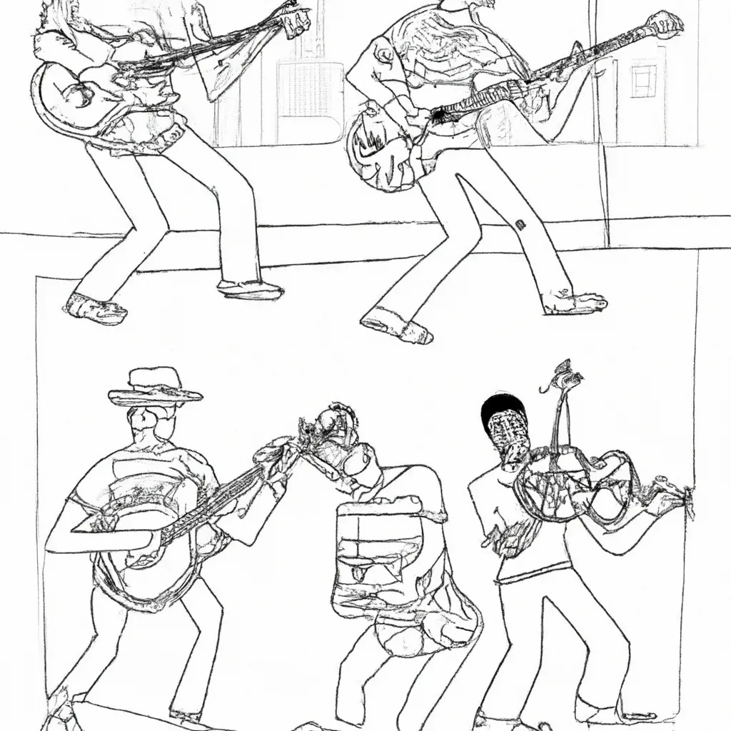 ritmo ruas desenhos musicos imprimir pintar 7