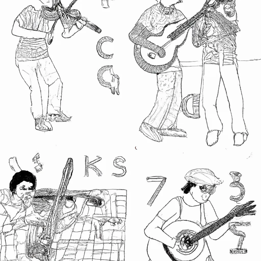 ritmo ruas desenhos musicos imprimir pintar 8