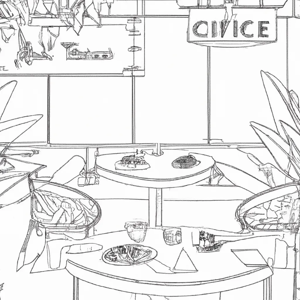 beleza cafeterias ar livre desenhos imprimir pintar 4
