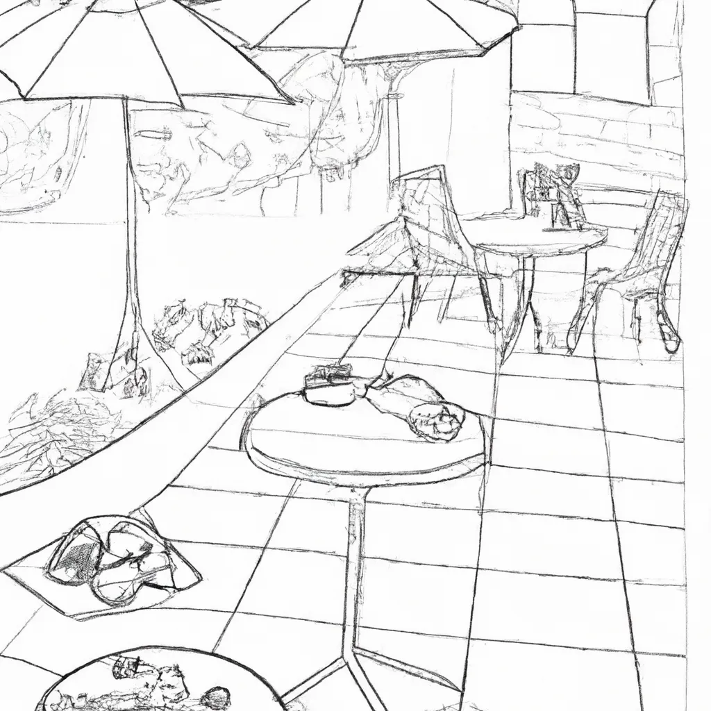 beleza cafeterias ar livre desenhos imprimir pintar 14
