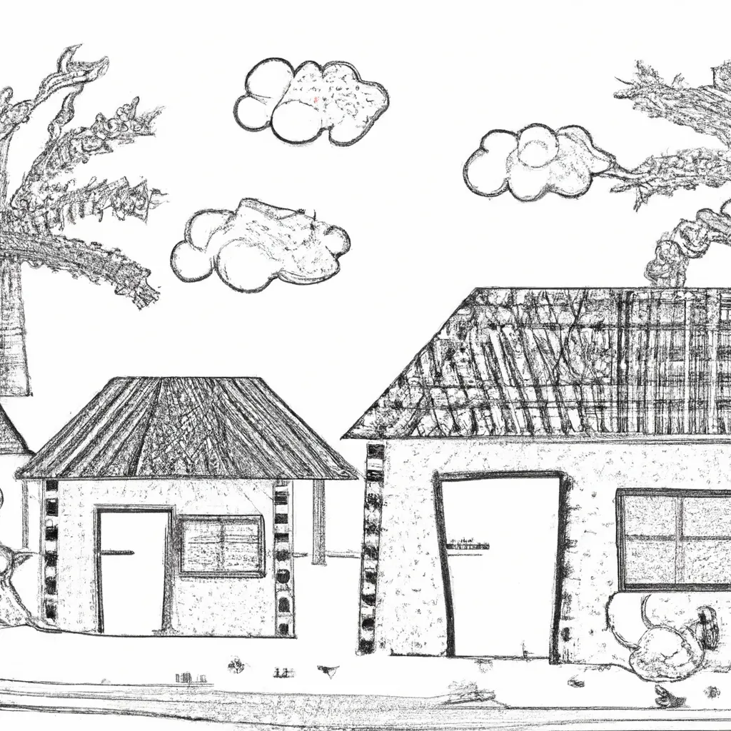 simplicidade ruas rurais desenhos imprimir pintar