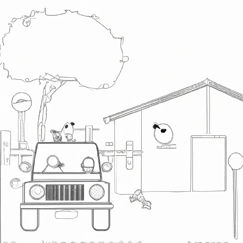 simplicidade ruas rurais desenhos imprimir pintar 9
