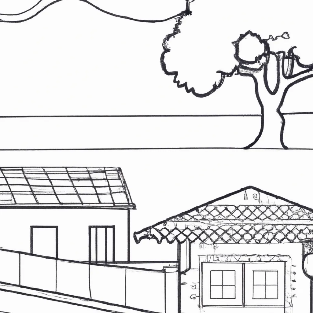 simplicidade ruas rurais desenhos imprimir pintar 10