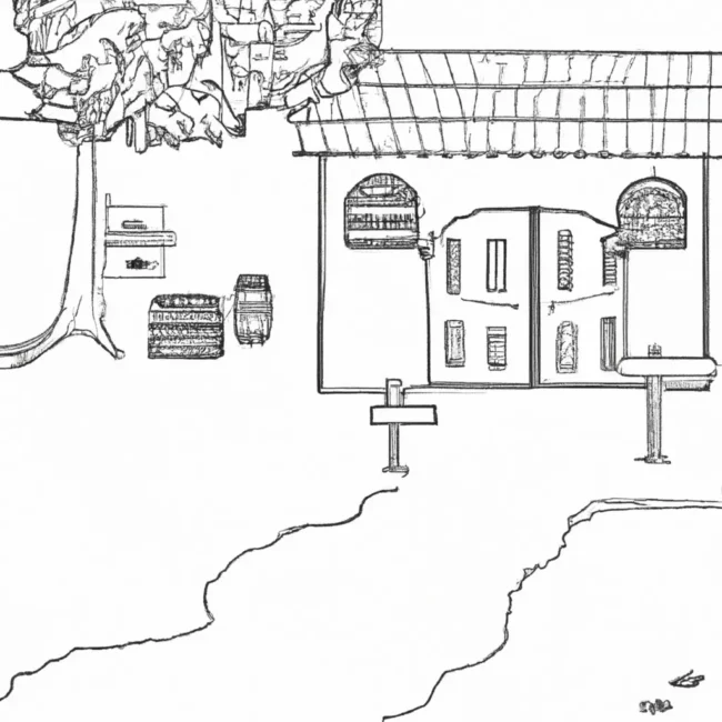 simplicidade ruas rurais desenhos imprimir pintar 11