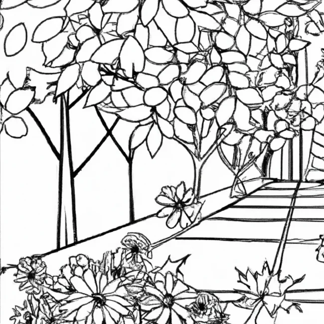 cores outono ruas cidade desenhos imprimir pintar 13