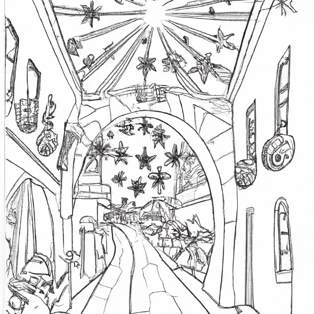 magia luzes natal desenhos imprimir pintar 1