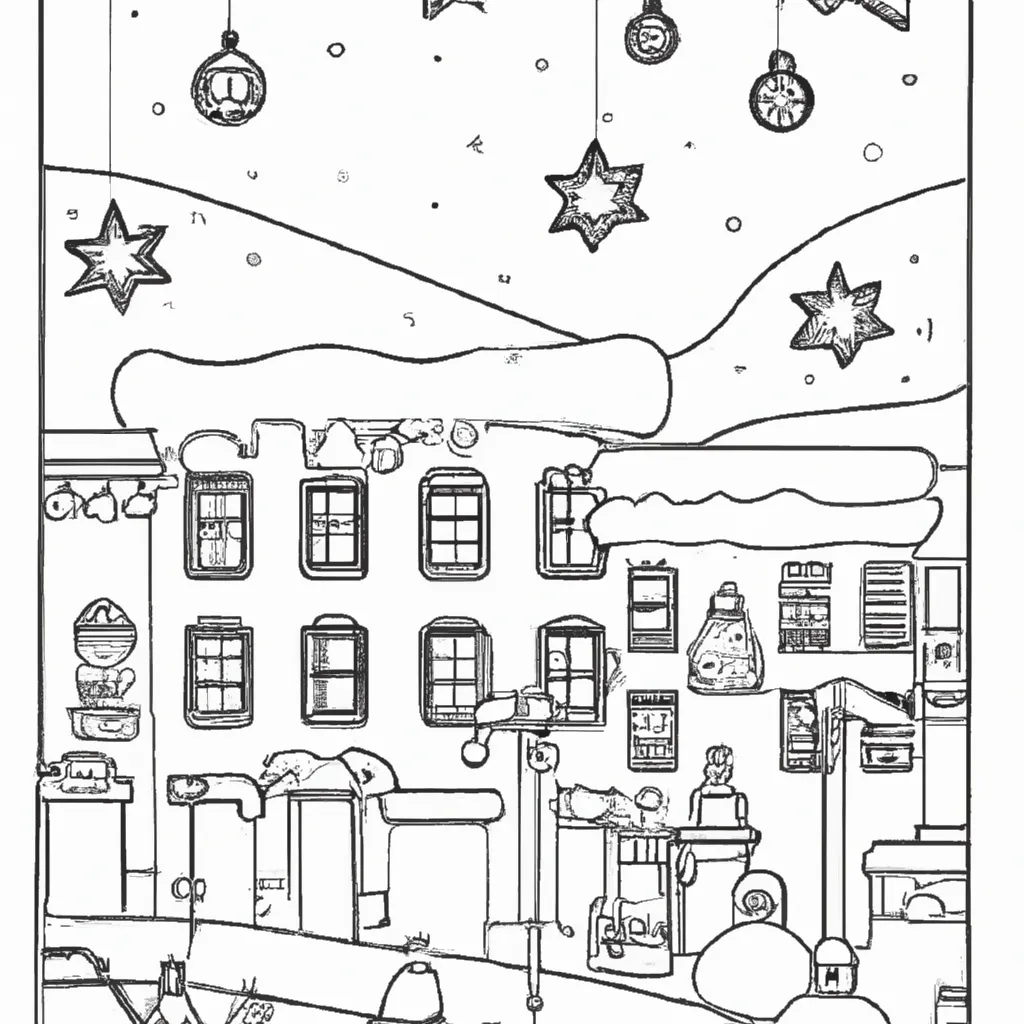 magia luzes natal desenhos imprimir pintar 2