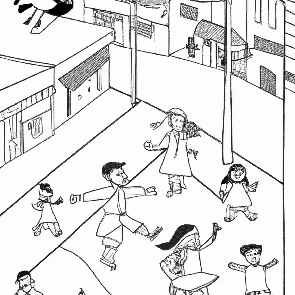 movimento pessoas ruas desenhos imprimir pintar 1 movimento pessoas ruas desenhos imprimir pintar 1