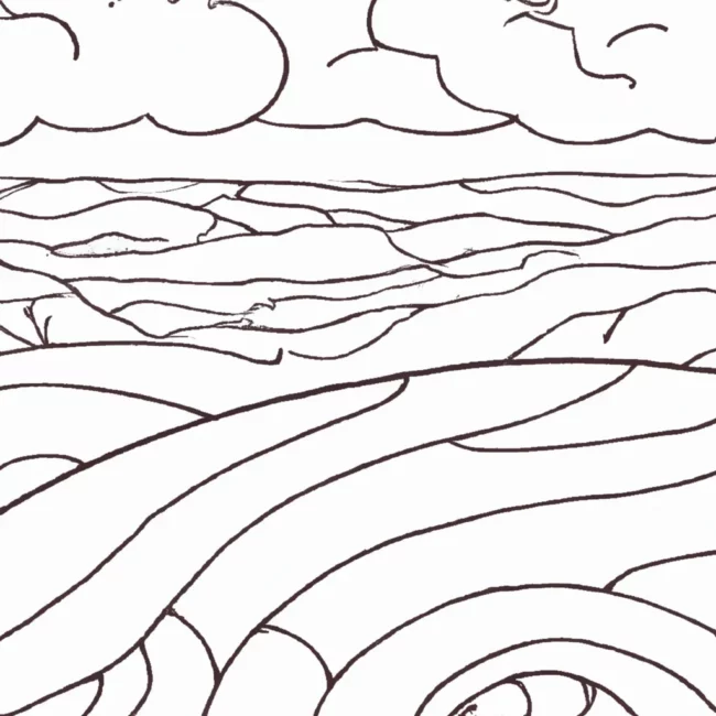 misterio dunas desenhos ventos deserto imprimir colorir