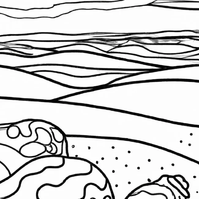 misterio dunas desenhos ventos deserto imprimir colorir 7