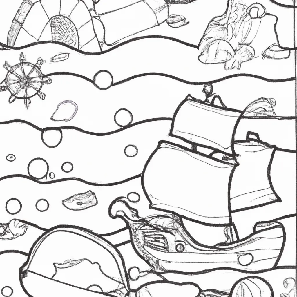 tesouros submersos desenhos naufragios imprimir pintar 6 tesouros submersos desenhos naufragios imprimir pintar 6