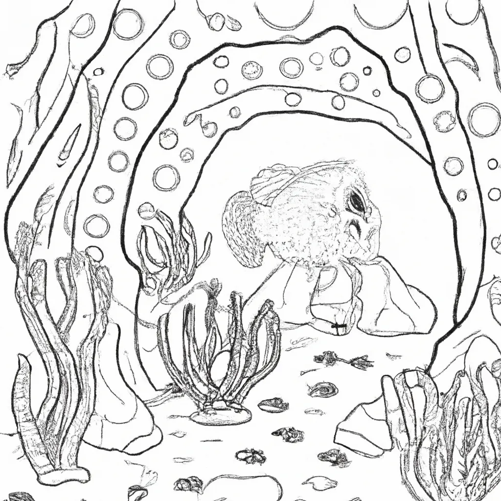 misterio cavernas subaquaticas desenhos pintar 4 misterio cavernas subaquaticas desenhos pintar 4