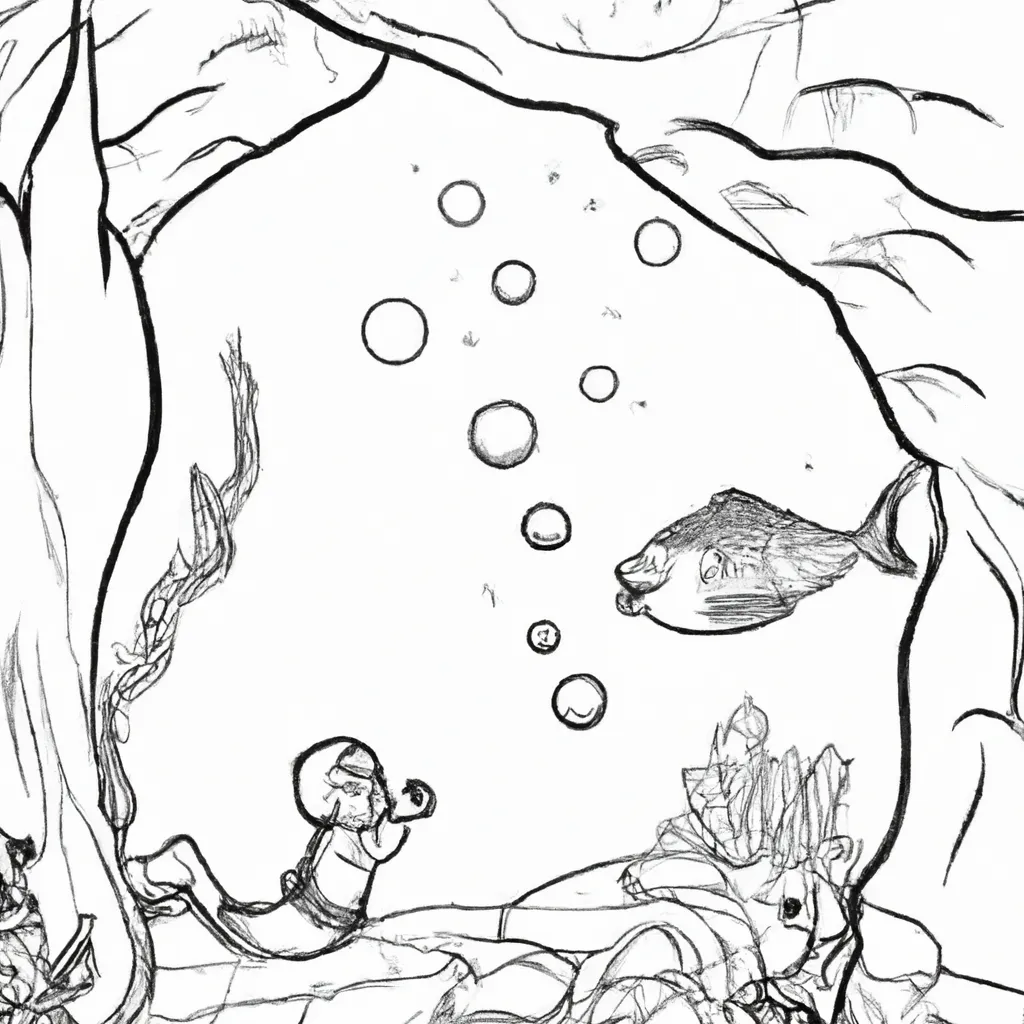 misterio cavernas subaquaticas desenhos pintar 8 misterio cavernas subaquaticas desenhos pintar 8