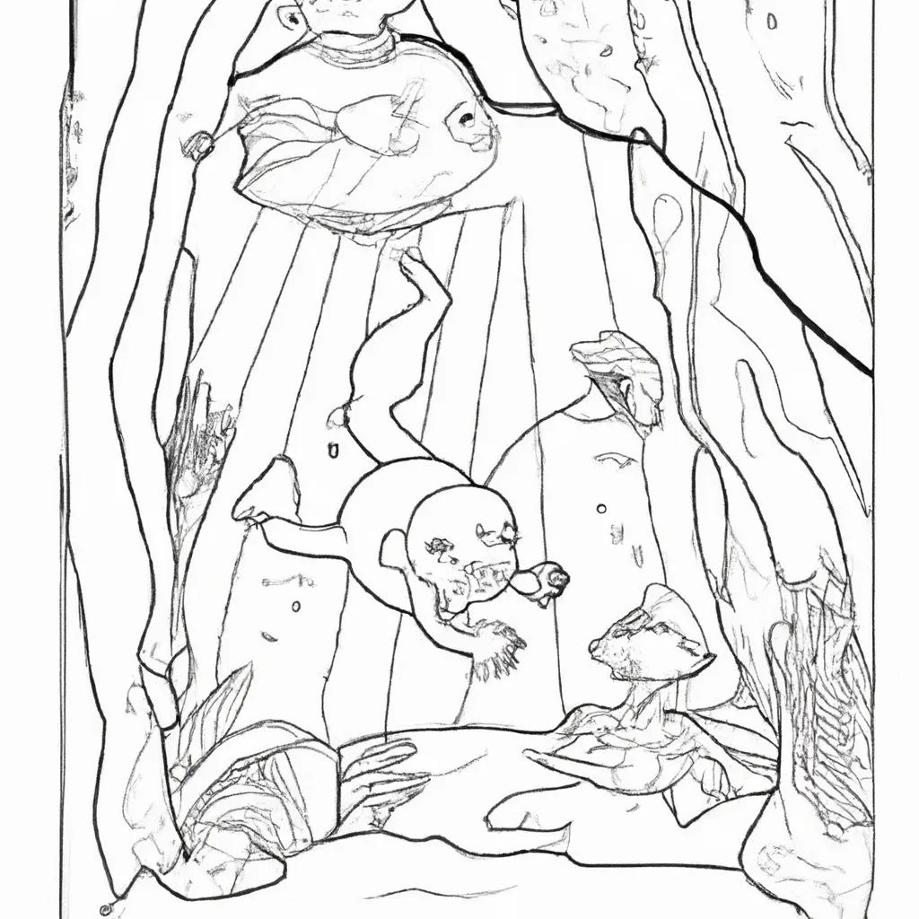 misterio cavernas subaquaticas desenhos pintar 13 misterio cavernas subaquaticas desenhos pintar 13