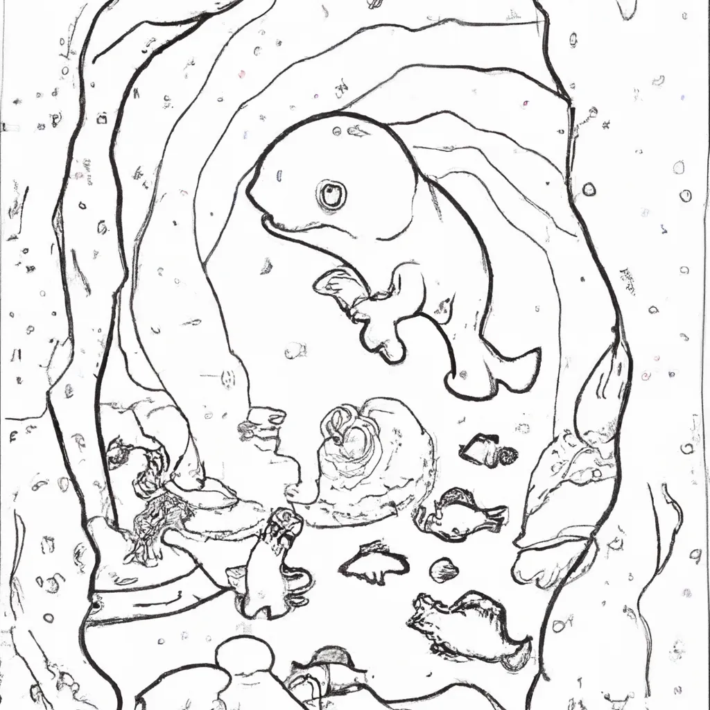 misterio cavernas subaquaticas desenhos pintar 14 misterio cavernas subaquaticas desenhos pintar 14