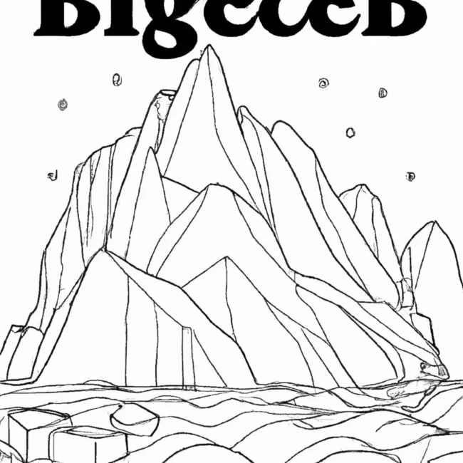 magia icebergs desenhos imprimir pintar