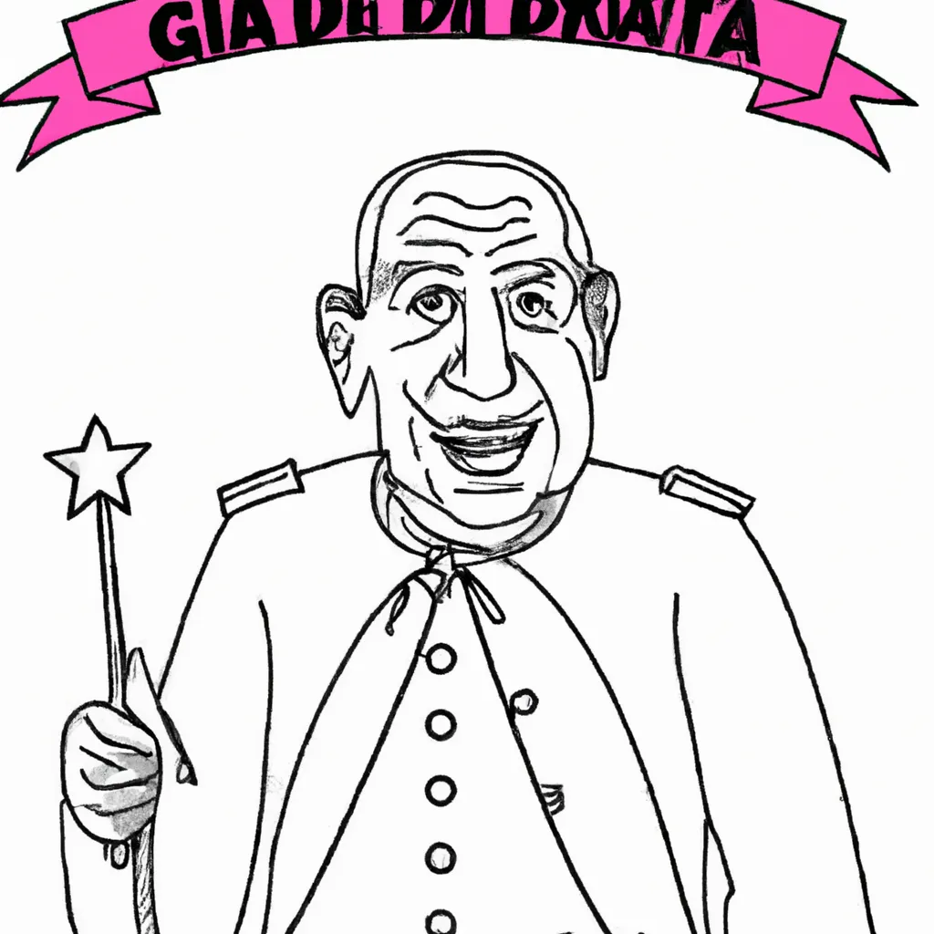 desenhos grande ditador imprimir colorir 3