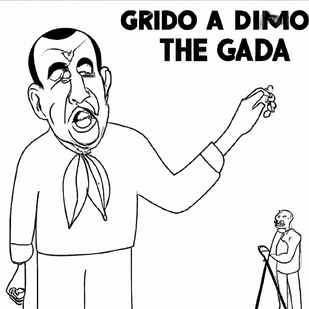 desenhos grande ditador imprimir colorir 6