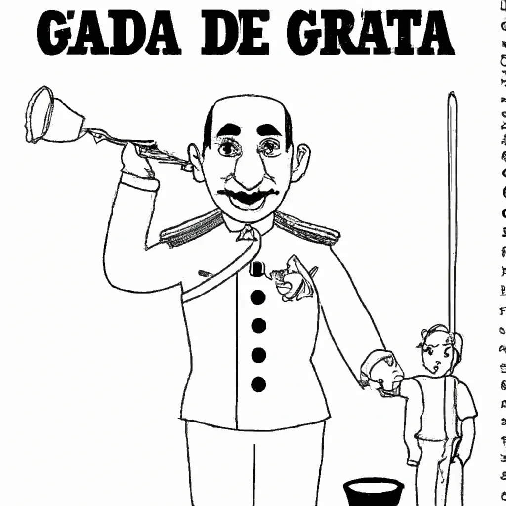 desenhos grande ditador imprimir colorir 10