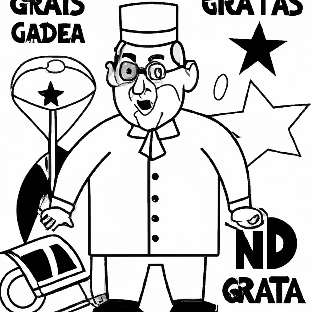 desenhos grande ditador imprimir colorir 13