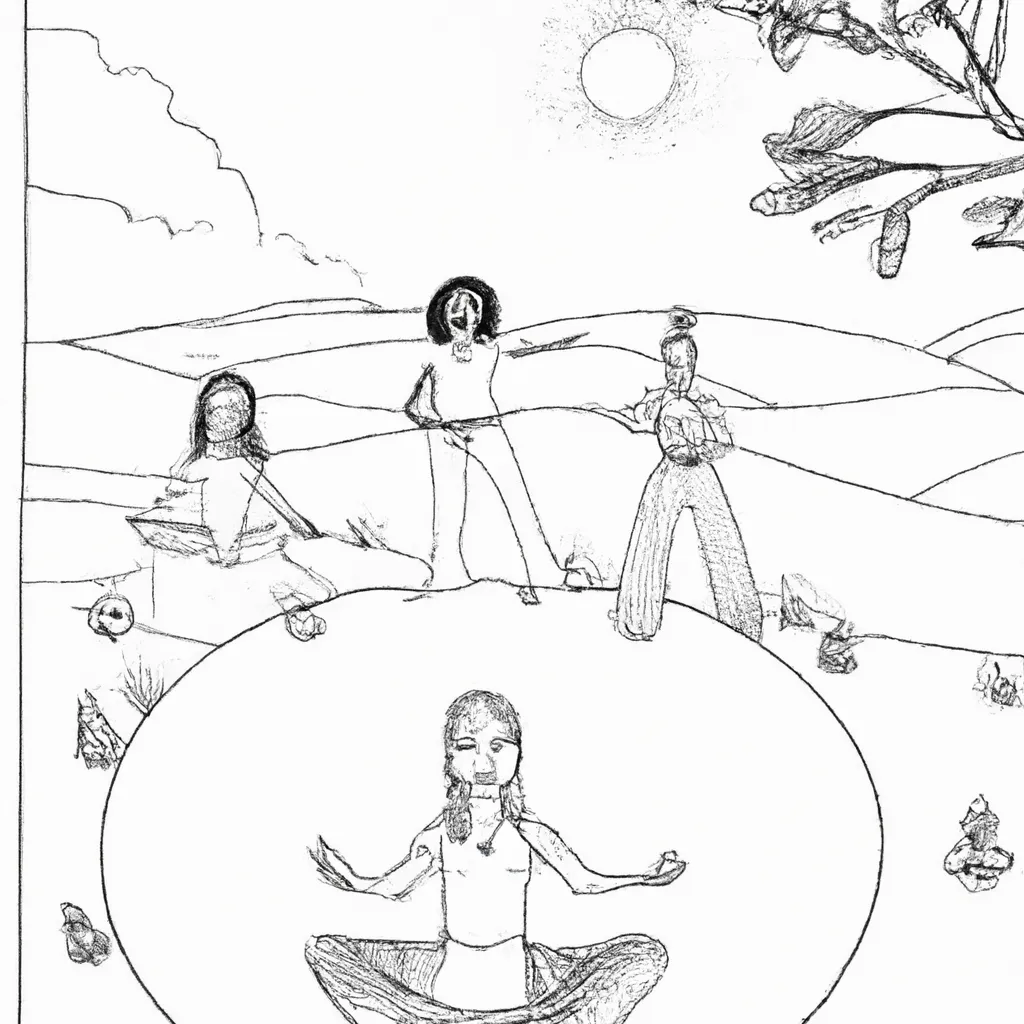 desenhos yoga ar livre imprimir pintar 2