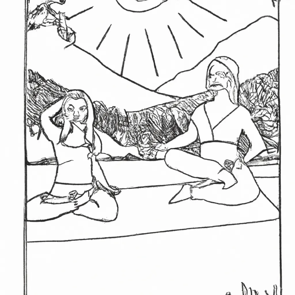 desenhos yoga ar livre imprimir pintar 13