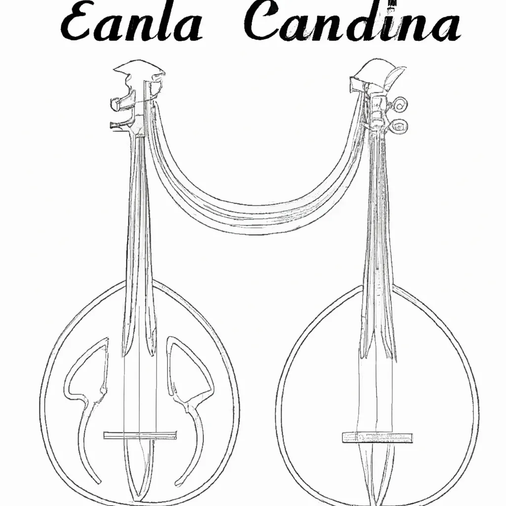 entrelinhas encanto desenhos bandolins italianos imprimir pintar 2