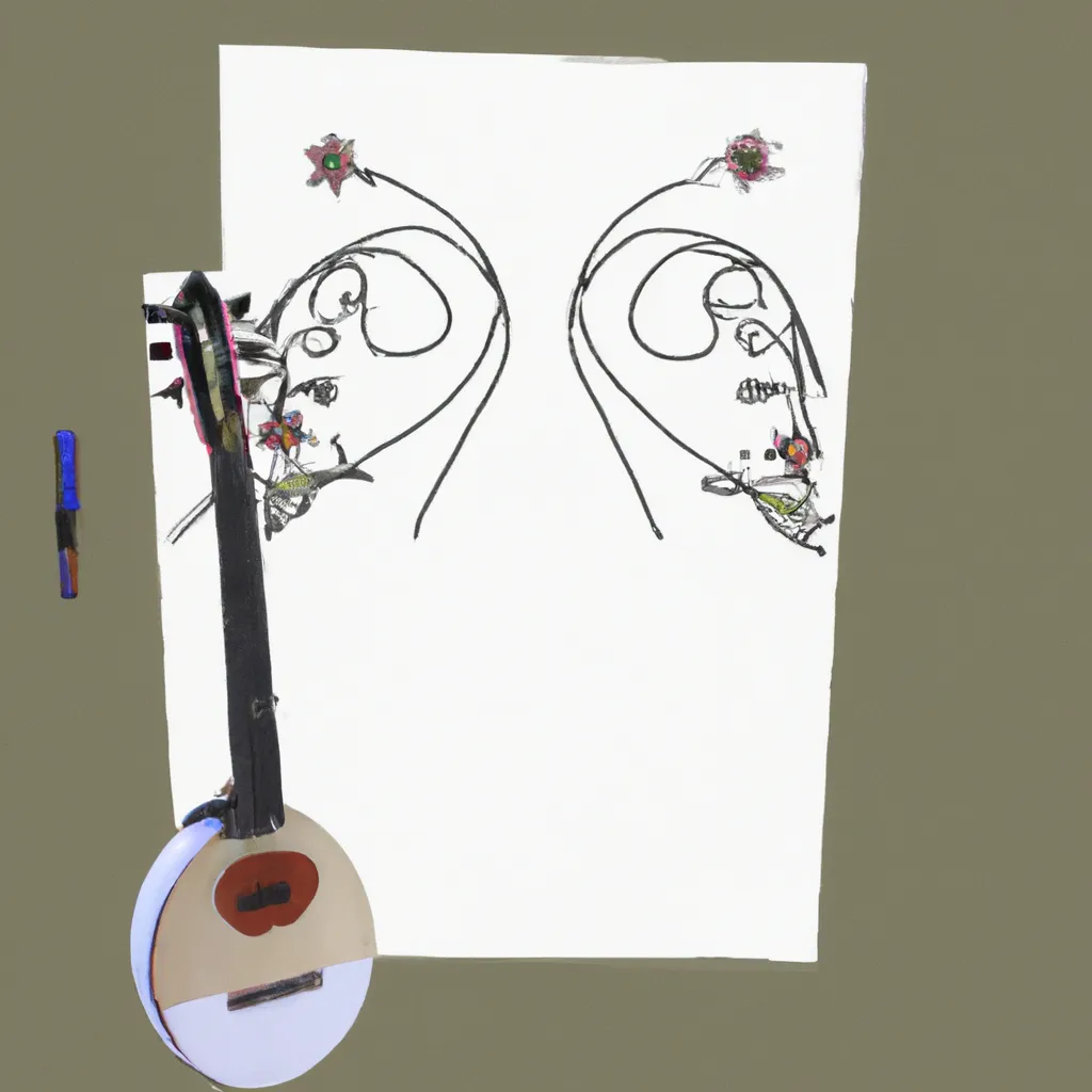 entrelinhas encanto desenhos bandolins italianos imprimir pintar 13