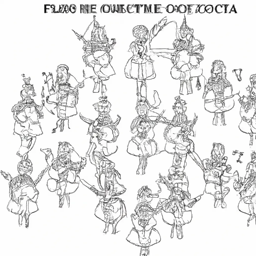 orquestra papel desenhos fagotes barrocos imprimir pintar 7