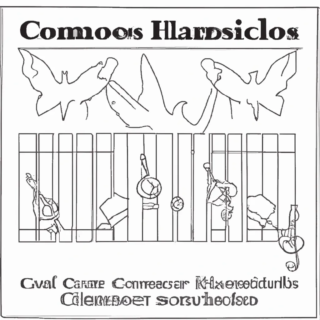 harmonia cores desenhos clavicordios imprimir pintar 6