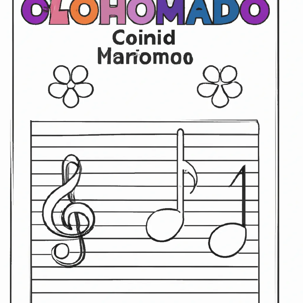 harmonia cores desenhos clavicordios imprimir pintar 11