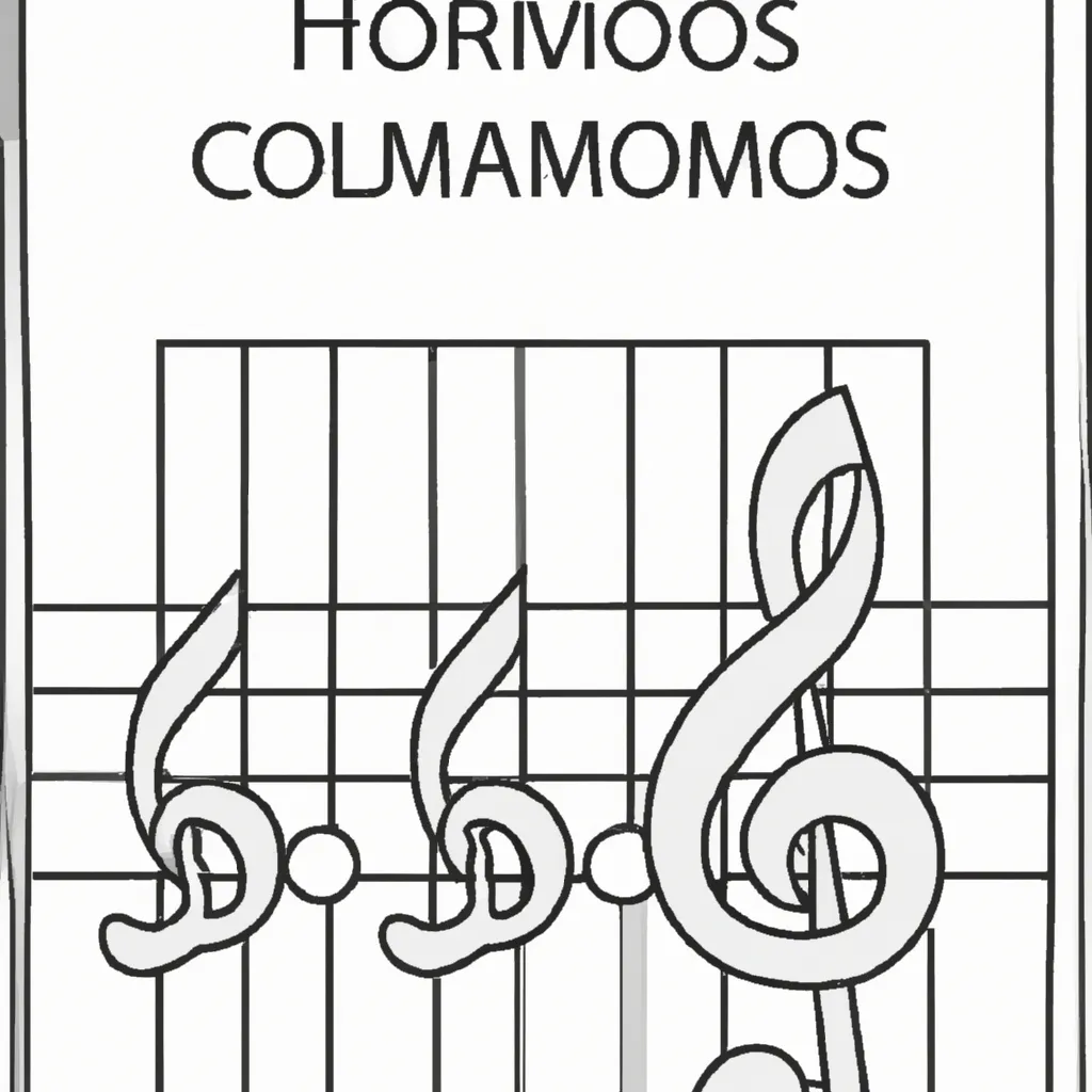 harmonia cores desenhos clavicordios imprimir pintar 13