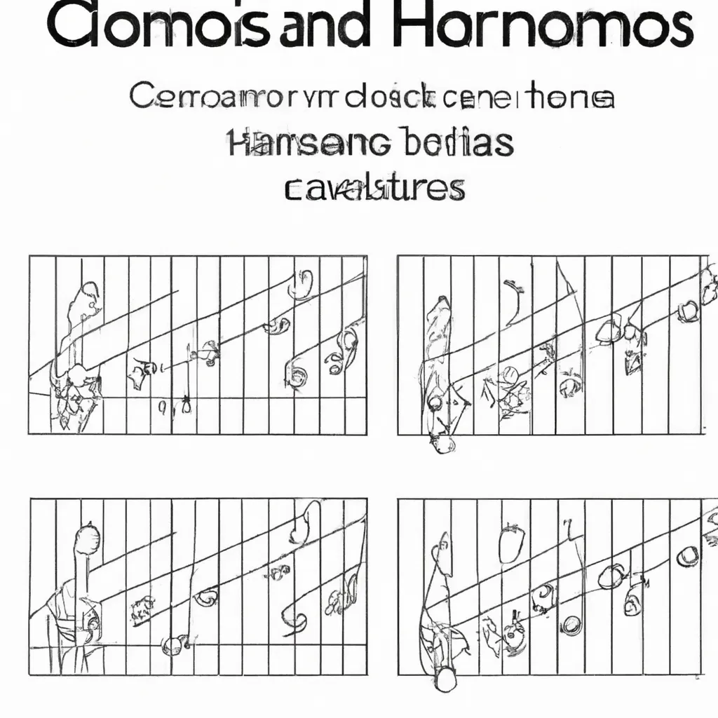 harmonia cores desenhos clavicordios imprimir pintar 14