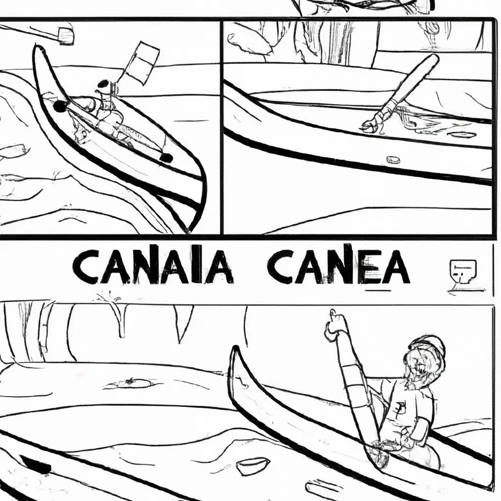 aventura olimpica desenhos canoagem slalom imprimir pintar 6