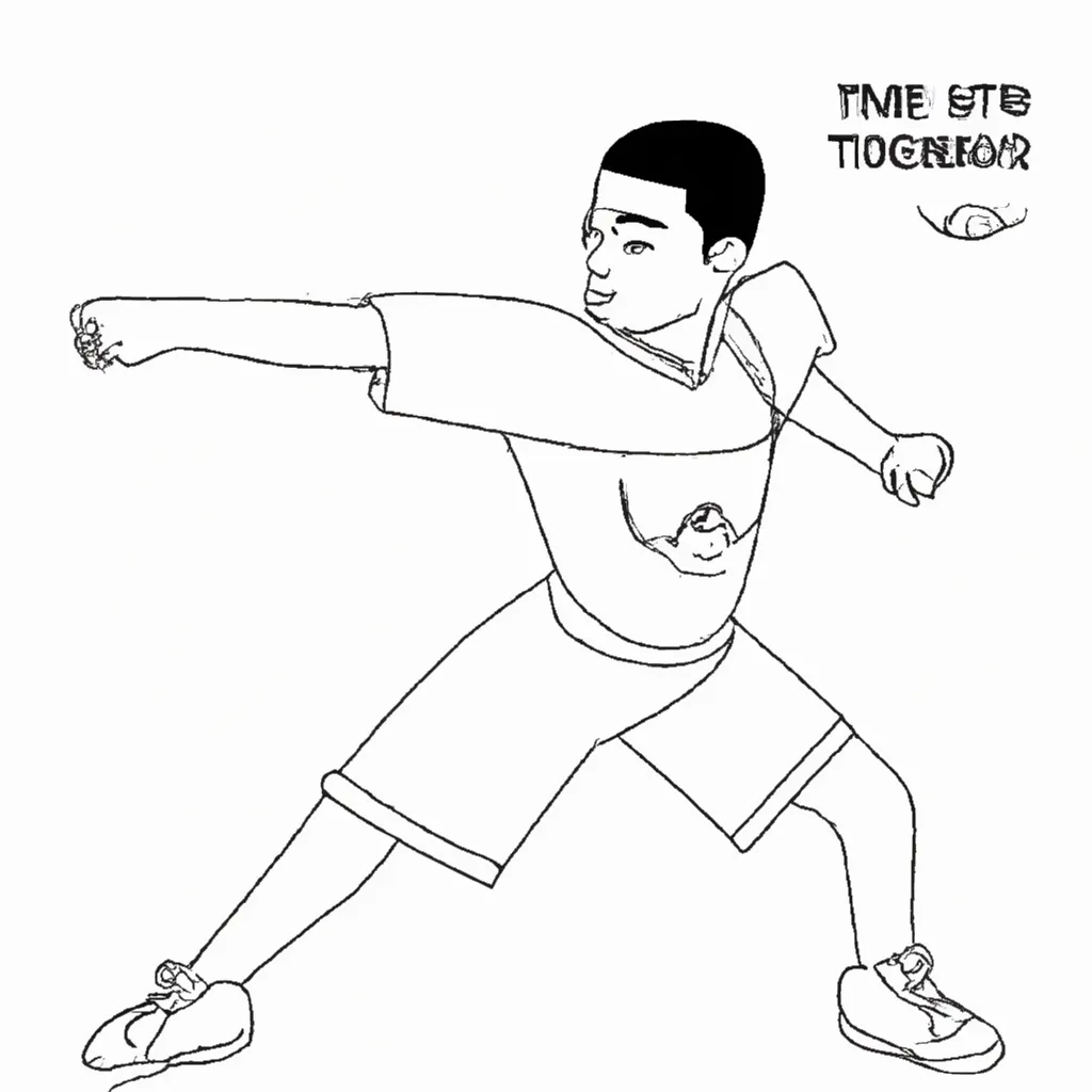 arte movimento desenhos taekwondo olimpico imprimir pintar 5
